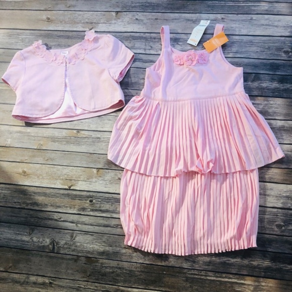 Vintage Gymboree dress w/ cardigan! Size 7/9